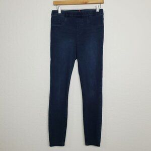 Spanx Women's Jean-Ish Ankle Leggings Size M 20018R Blue Slimming Shaping